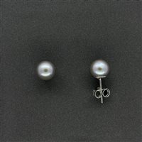 Orecchini Lelune Donna in Oro bianco Perla LLEA 00.75-G